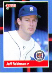 1988 Donruss Baseball Cards    296     Jeff M. Robinson
